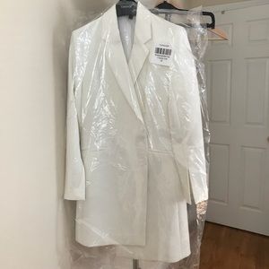topshop white blazer dress